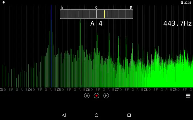 AudioSpectrumMonitor android App screenshot 0